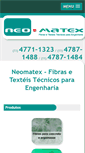 Mobile Screenshot of neomatex.com.br