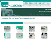 Tablet Screenshot of neomatex.com.br